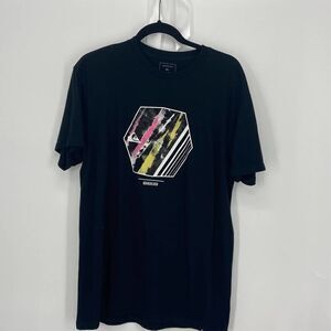 QuickSilver Logo Graphic Tee Mens Large